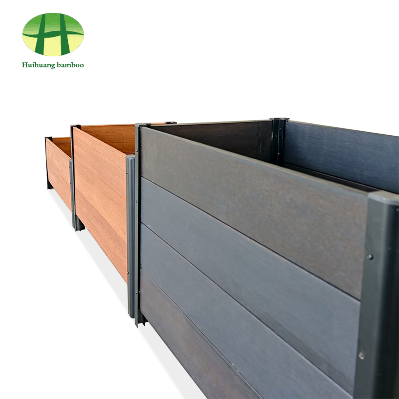 야외 내후성 대나무 화분 복합 목재 화분 상자 야외 내후성 대나무 화분 복합 목재 화분 상자