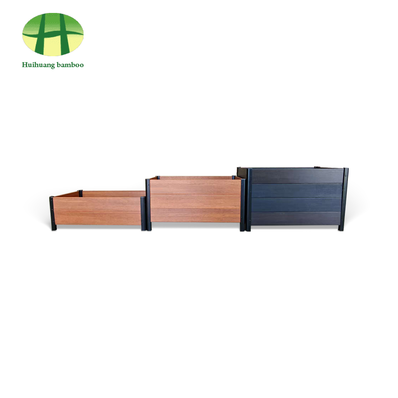 야외 내후성 대나무 화분 복합 목재 화분 상자 야외 내후성 대나무 화분 복합 목재 화분 상자